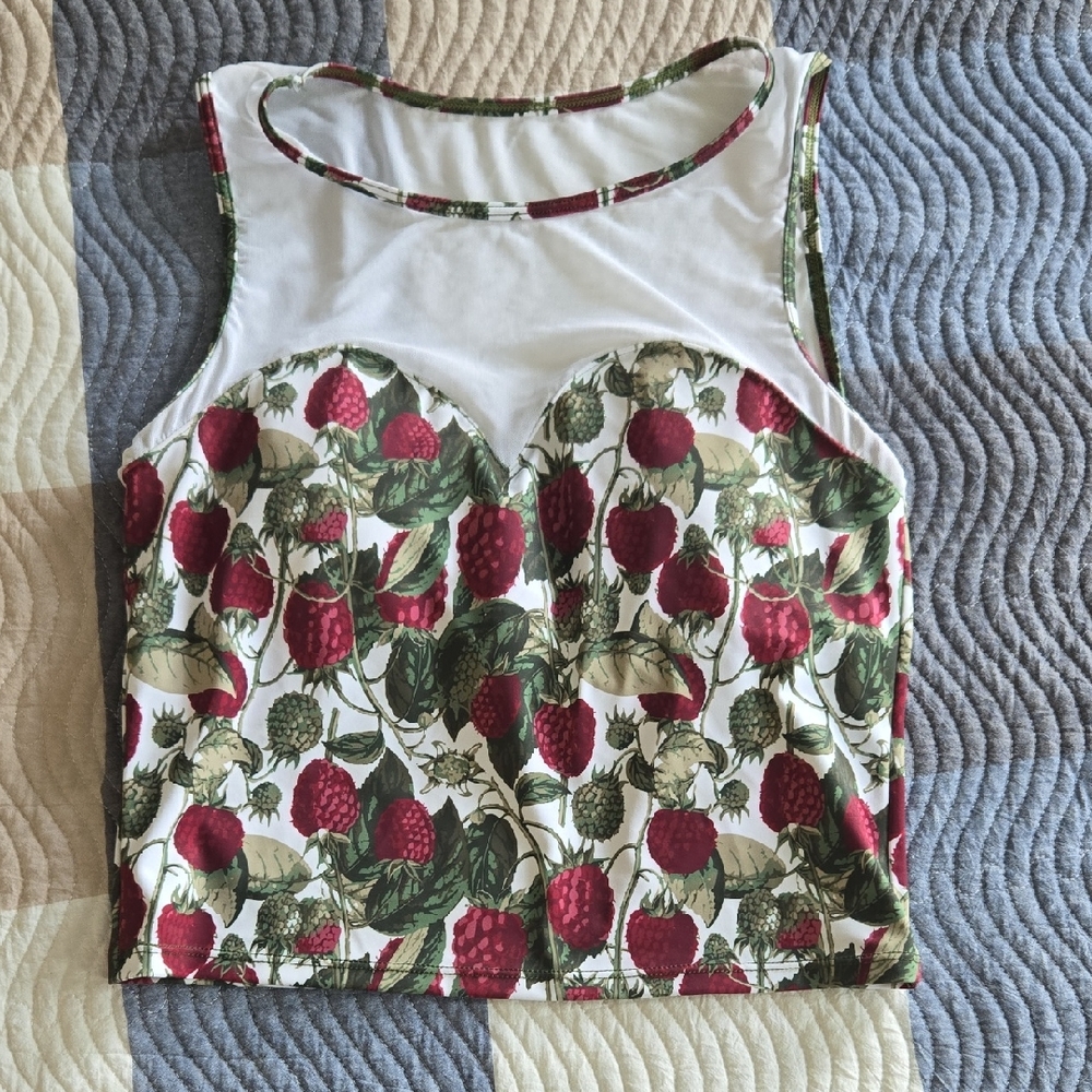 Kortni Jeane Multicolor Swim Top